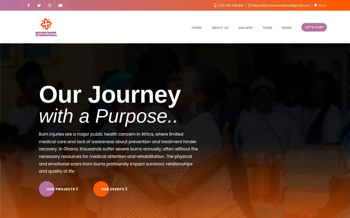 Beyond Burns International — NGO reducing the burden of burn injuries in Africa